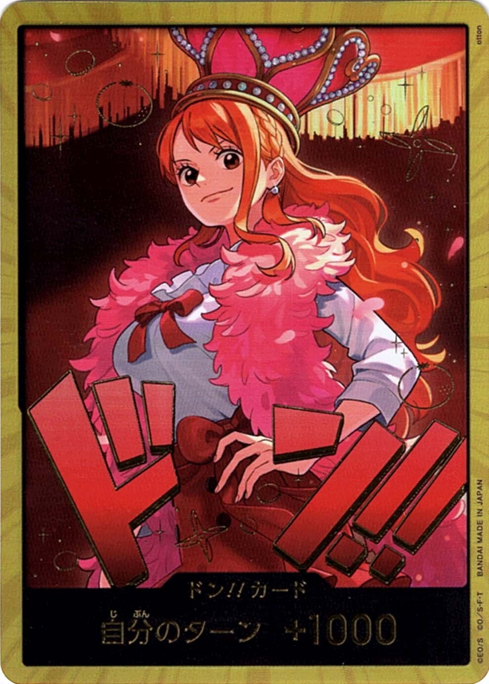 DON Card Nami EB03 One Piece Card Game Heroines Edition