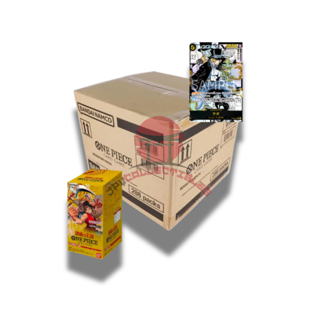 Case One Piece OP04 Kingdoms of Intrigue (JAP) - 12 Booster box da 24 Buste -