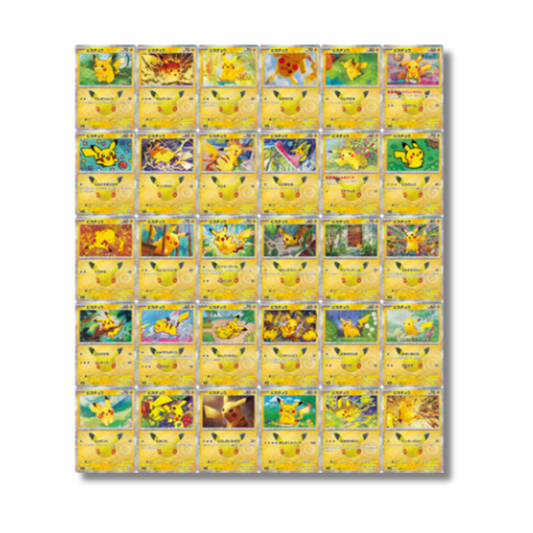 30th Celebration M6a – Set Completo Pikachu