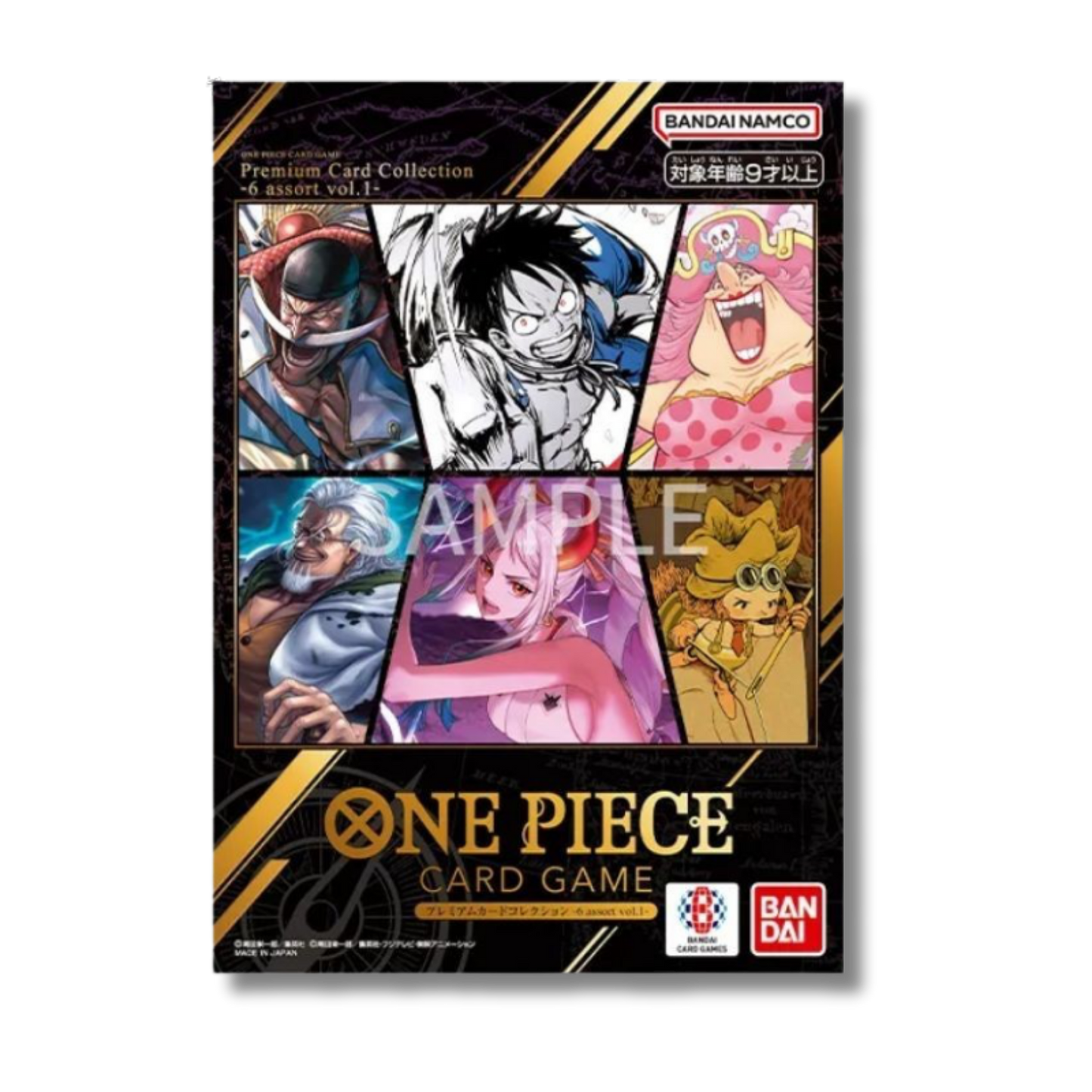 Premium Card Collection 6 assort vol.1 One Piece booklet con 6 carte foil versione giapponese BCG Fest