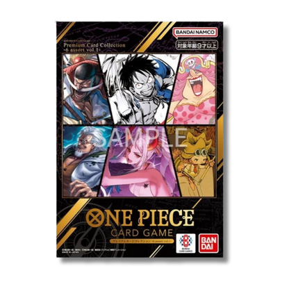 Premium Card Collection 6 assort vol.1 One Piece booklet con 6 carte foil versione giapponese BCG Fest