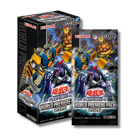 World Premiere Pack 2026 WPP7 booster box Yu-Gi-Oh! OCG giapponese con busta