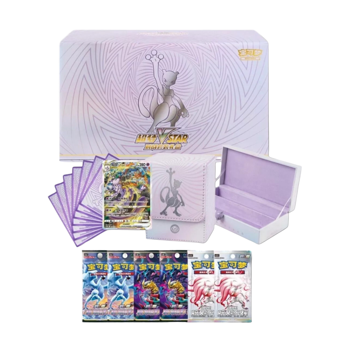 Mewtwo V-Star Battle Set Gift Box (Cinese Semplificato)
